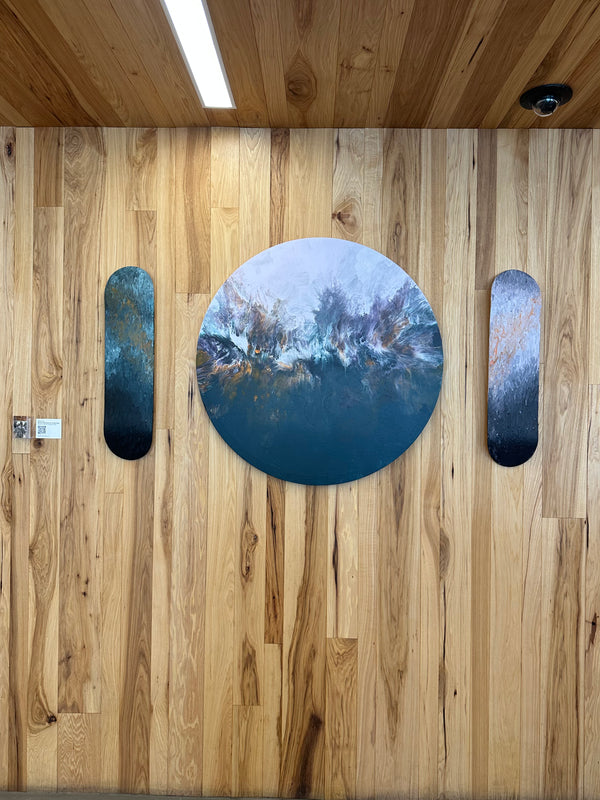 Be One (Mountains & Forest), Circle Canvas & Skateboards