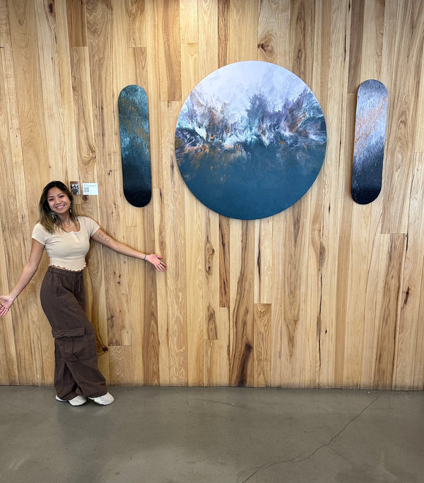 Be One (Mountains & Forest), Circle Canvas & Skateboards