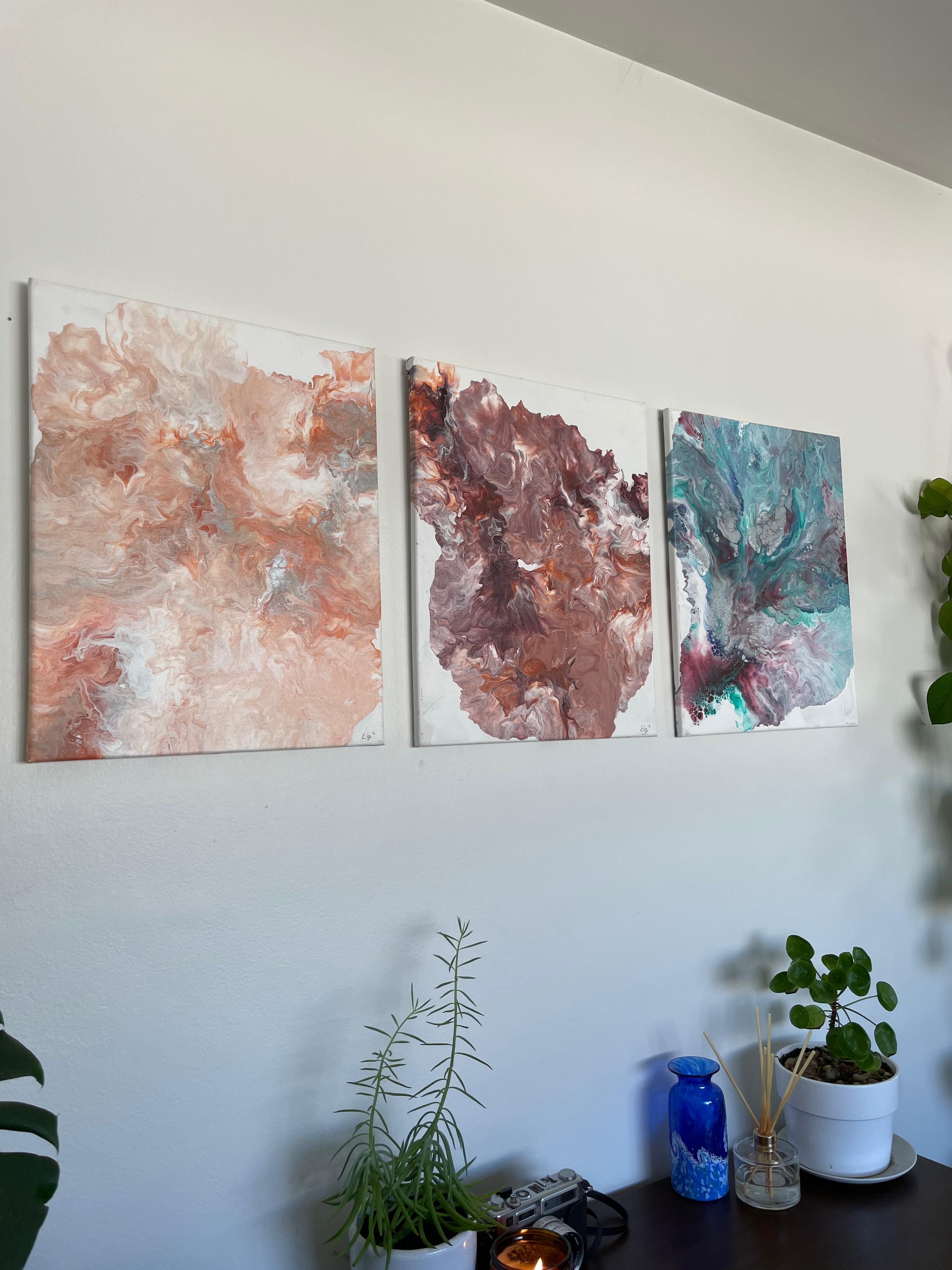 3-Panel Canvas Painting